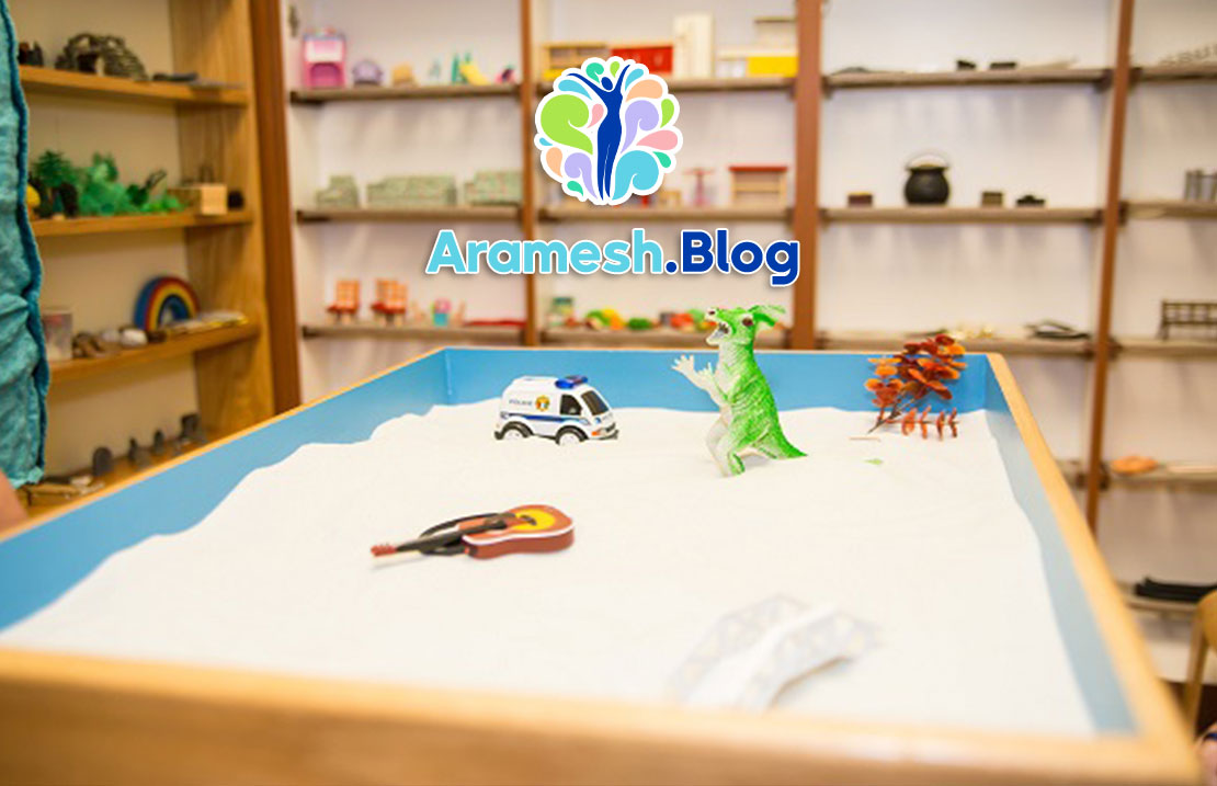 سینی شن در روان درمانی: ابزاری برای برقراری ارتباط عاطفی و درمانی 1 سینی شن در روان درمانی: ابزاری برای برقراری ارتباط عاطفی و درمانی