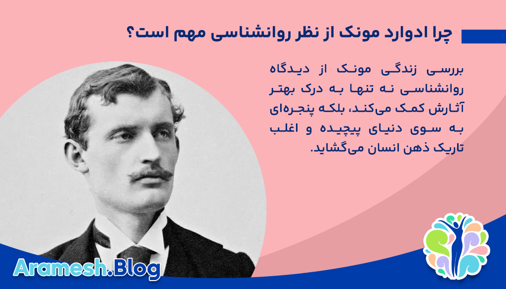 ادوارد مونک از نظر روانشناسی؛ کاوشی در اعماق روح پریشان یک هنرمند 2 ادوارد مونک از نظر روانشناسی؛ کاوشی در اعماق روح پریشان یک هنرمند