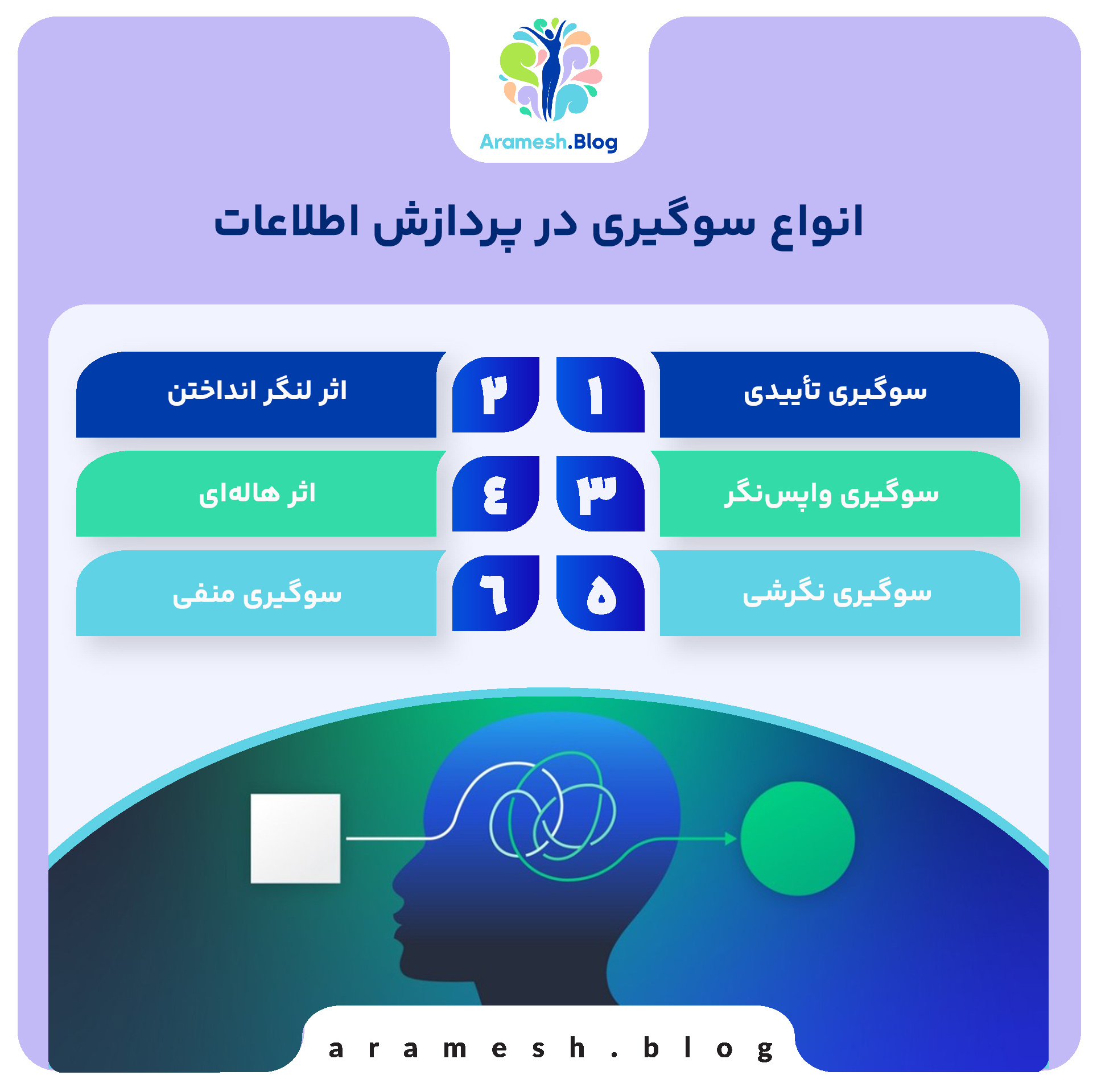 سوگیری در پردازش اطلاعات: چرا ذهن ما همیشه دقیق عمل نمیکند؟ 3 سوگیری در پردازش اطلاعات: چرا ذهن ما همیشه دقیق عمل نمیکند؟