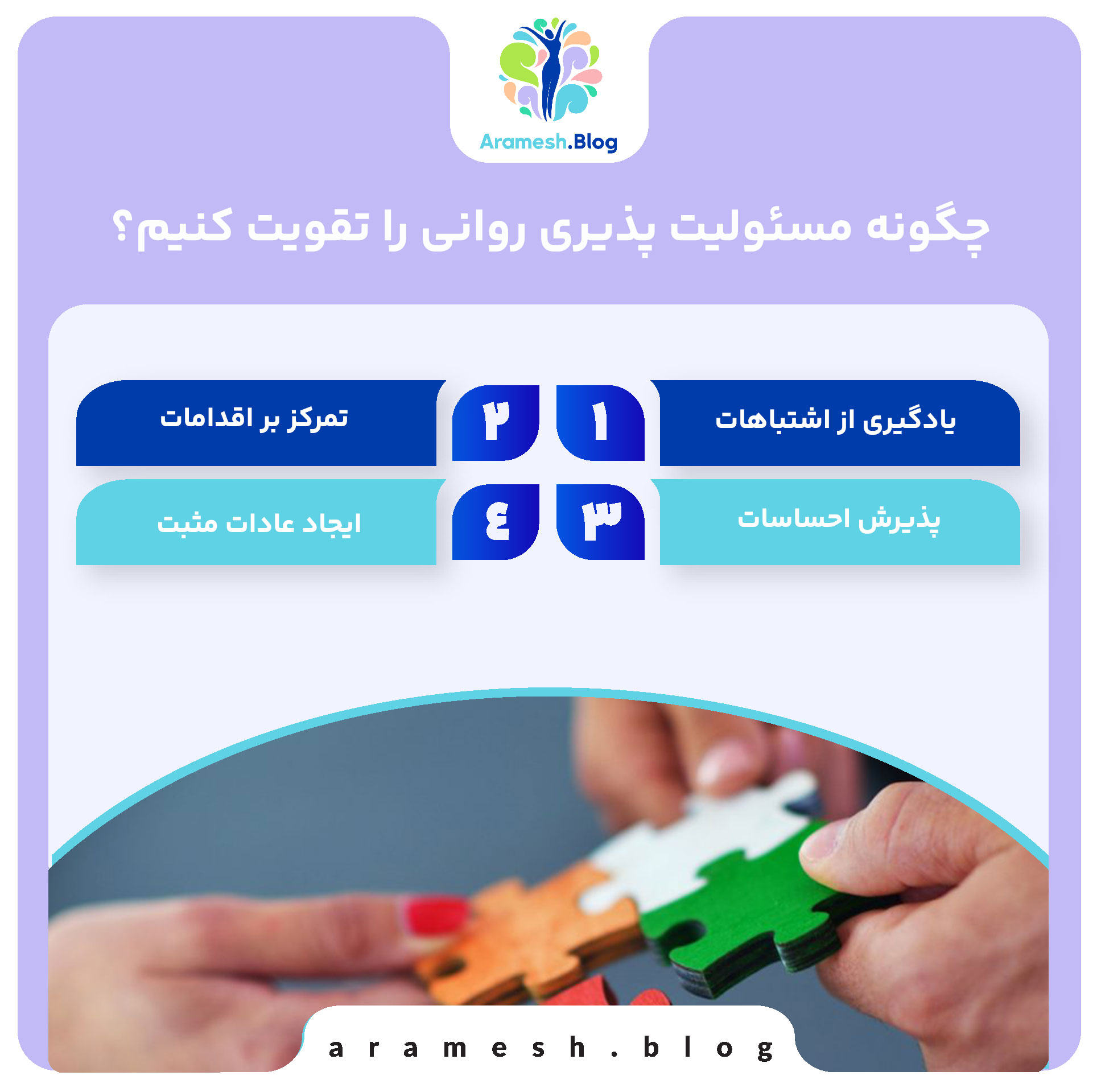 مسئولیت پذیری روانی: کلید رشد فردی و روان‌شناختی