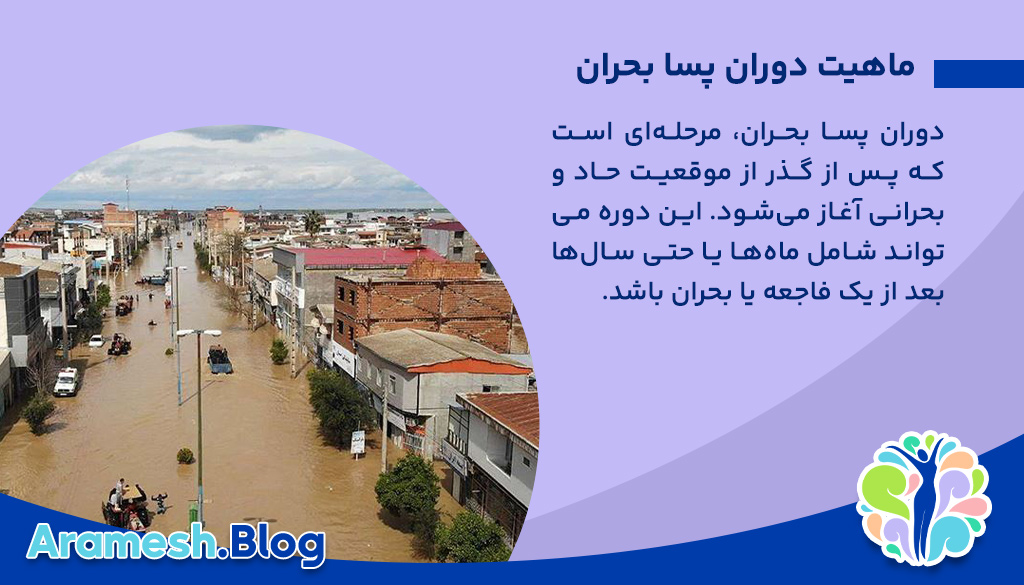 نقش روانشناسان در دوران پسا بحران