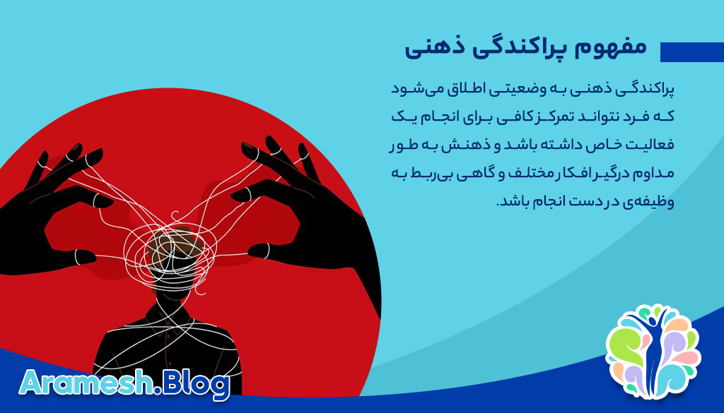 پراکندگی ذهنی: علتها، پیامدها و روشهای مقابله 2 پراکندگی ذهنی: علتها، پیامدها و روشهای مقابله