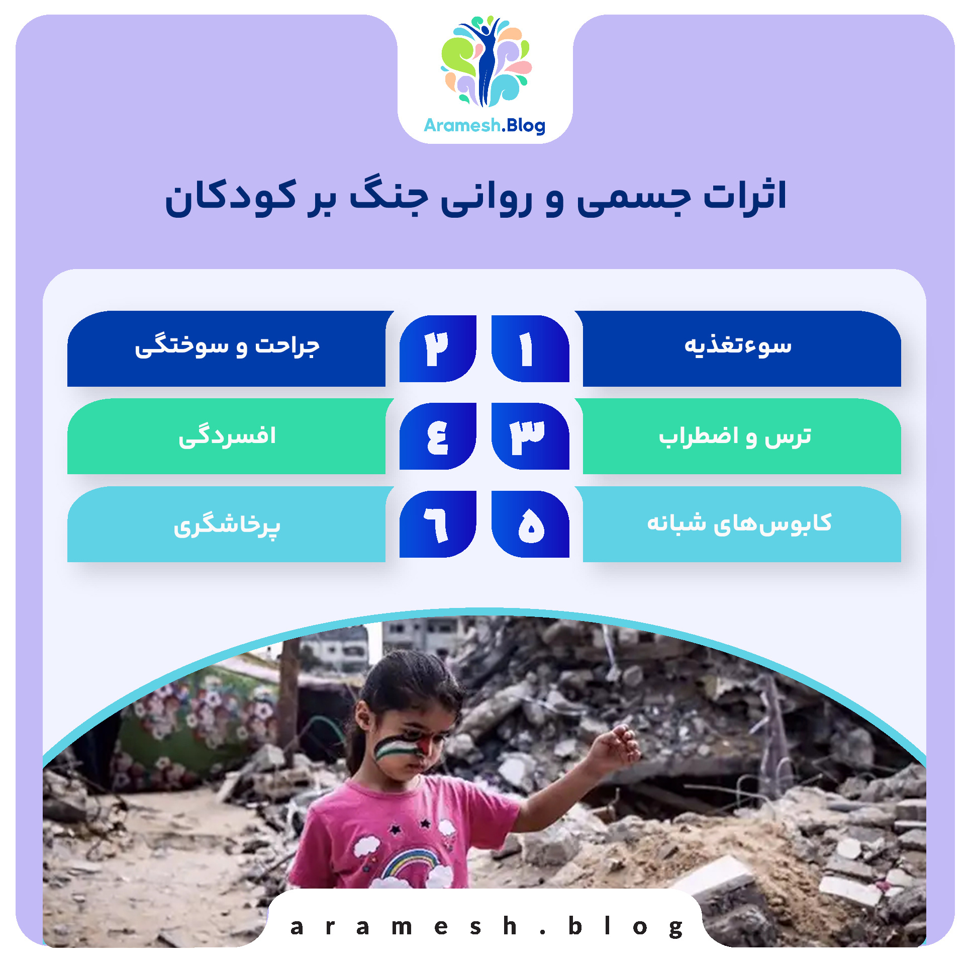 چگونه کودکان درگیر جنگ را حفظ کنیم؟