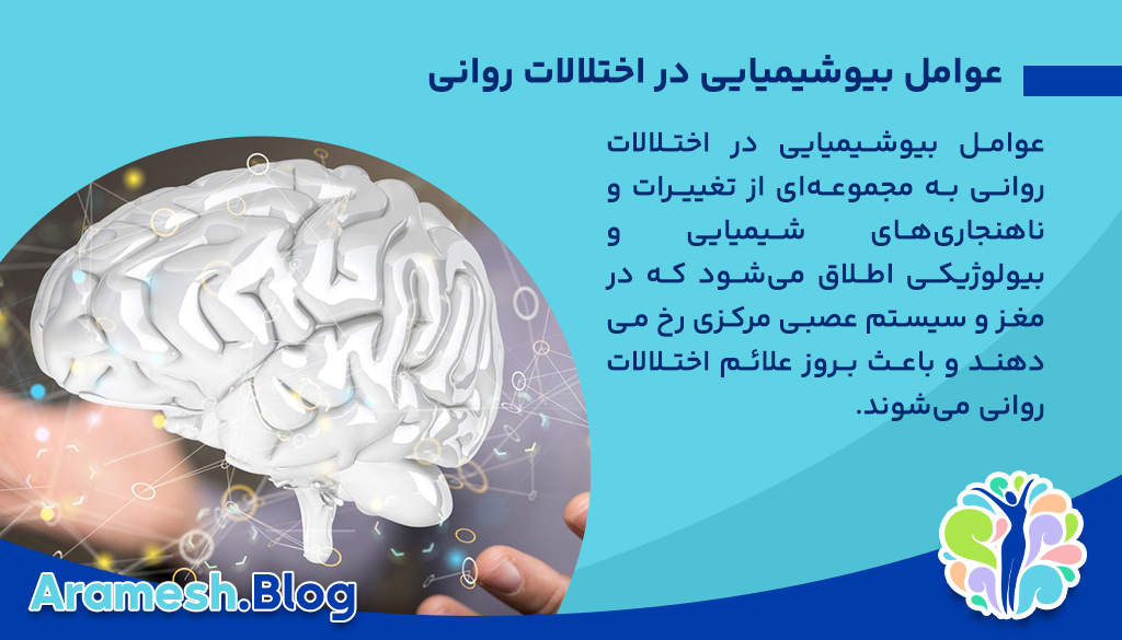 عوامل بیوشیمیایی در اختلالات روانی: نقش کلیدی در شناخت و درمان 2 عوامل بیوشیمیایی در اختلالات روانی: نقش کلیدی در شناخت و درمان