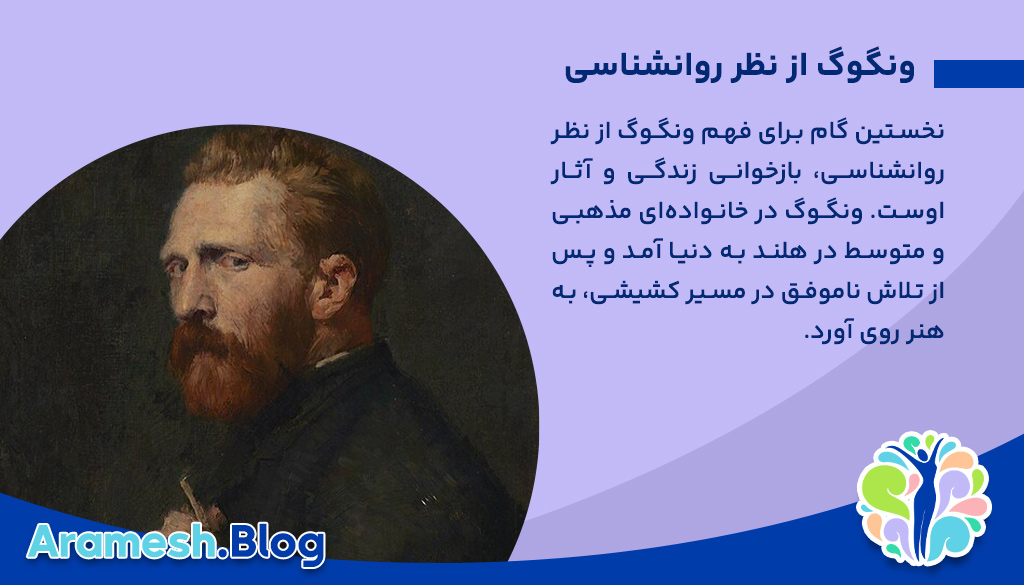 ونگوگ از نظر روانشناسی؛ بازخوانی رنج و خلاقیت یک نابغه