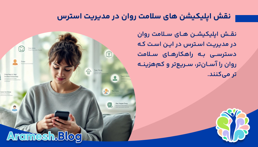 نقش اپلیکیشن های سلامت روان در مدیریت استرس+بررسی 5 مزیت