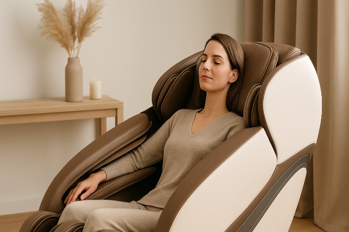 کاهش استرس و اضطراب با صندلی ماساژ هوشمند