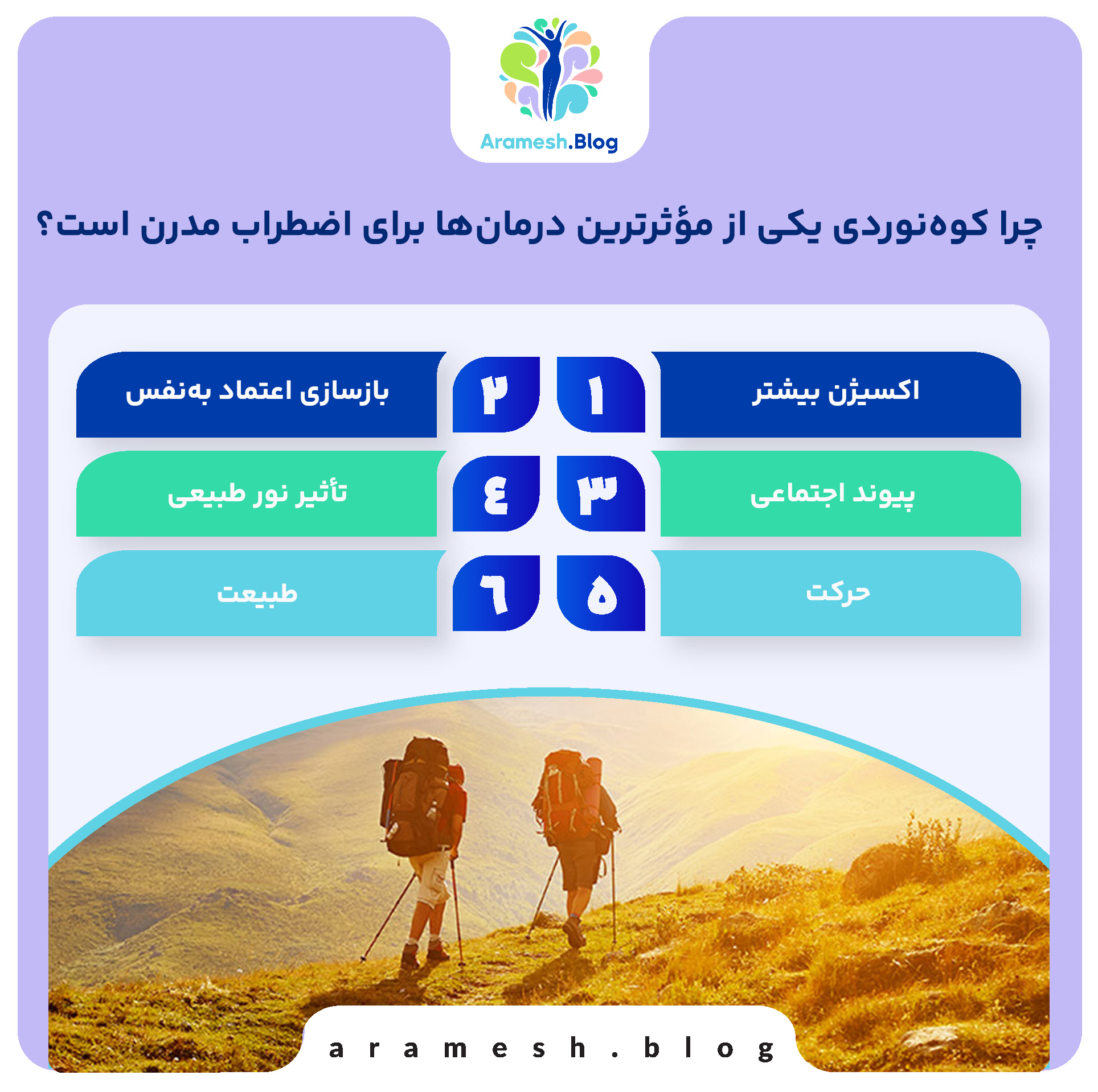 چرا کوه‌نوردی یکی از مؤثرترین درمان‌ها برای اضطراب مدرن است؟